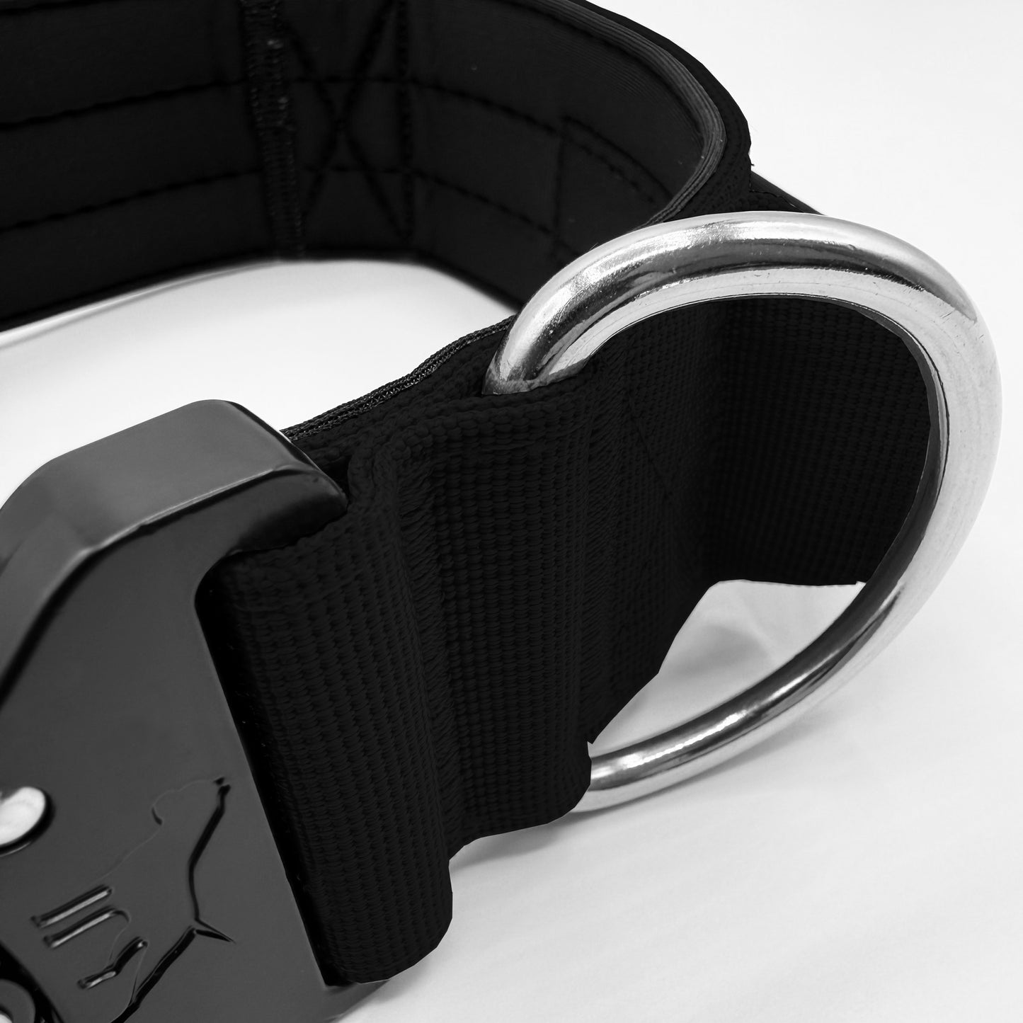 5cm Tactical Collar with Handle - Black