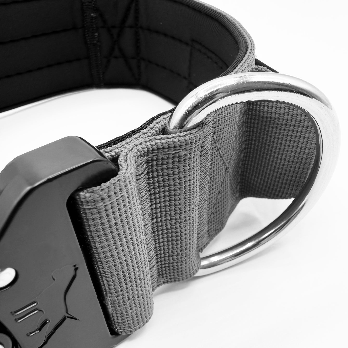 5cm Tactical Collar with Handle - Grey