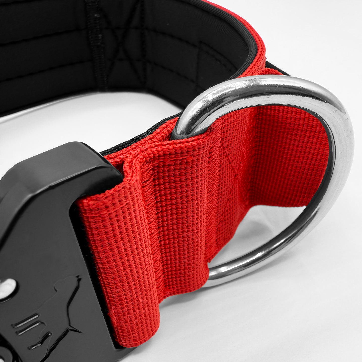 5cm Tactical Collar with Handle - Red