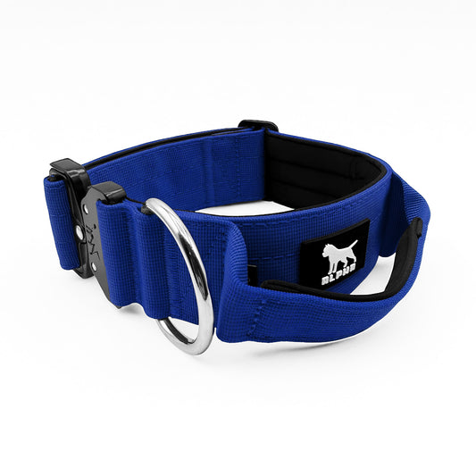 5cm Tactical Collar with Handle - Blue