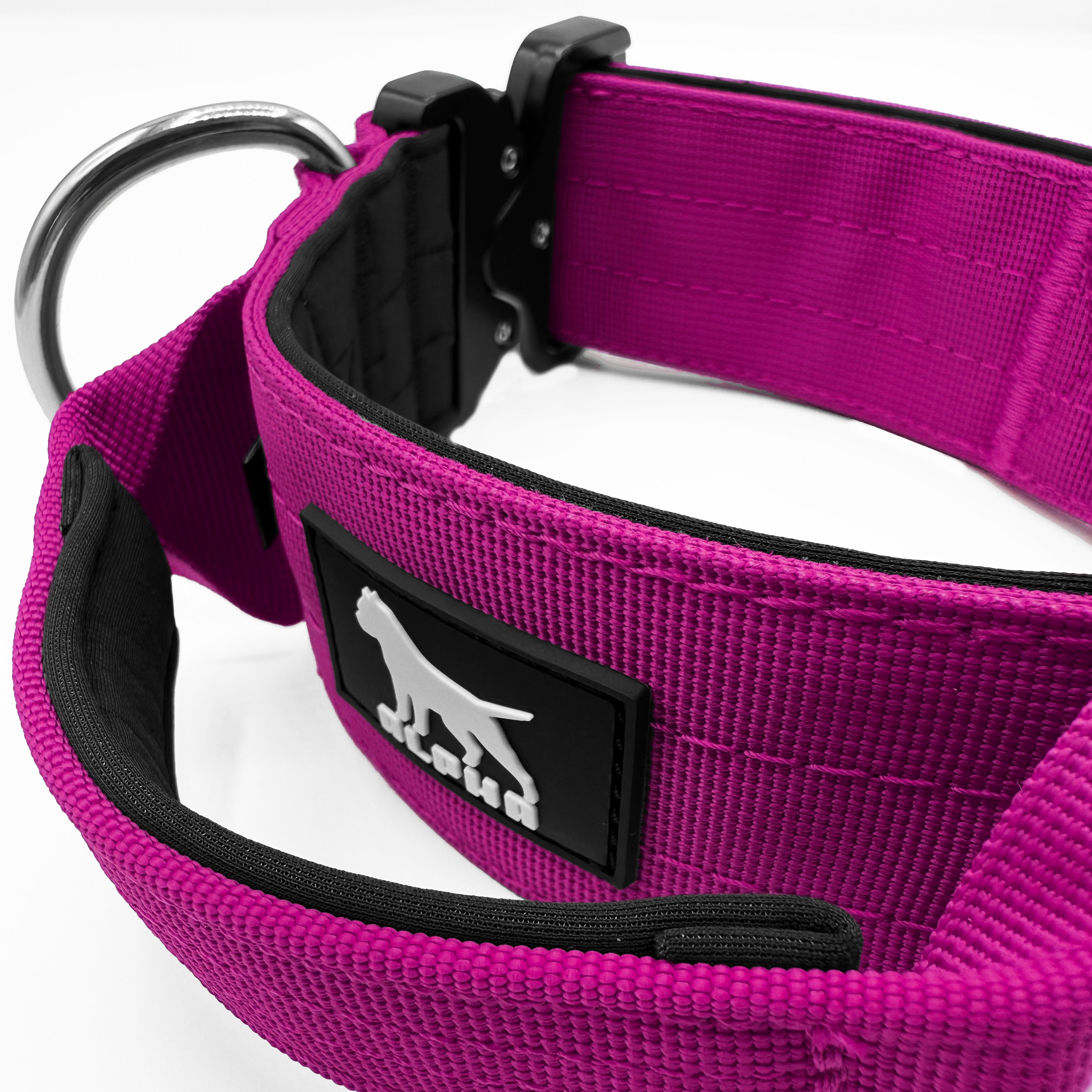 5cm Tactical Collar with Handle - Magenta