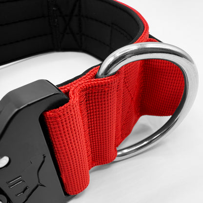 5cm Tactical Collar with Handle - Red