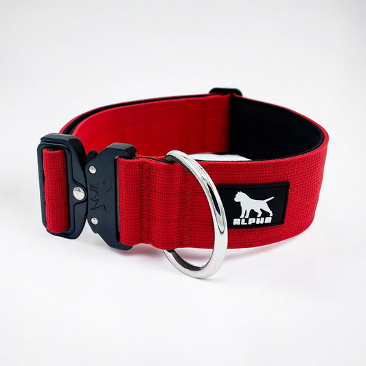 5cm Tactical Collar - Red