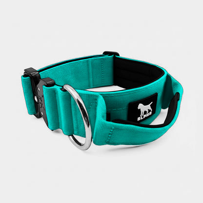 5cm Tactical Collar with Handle - Cyan
