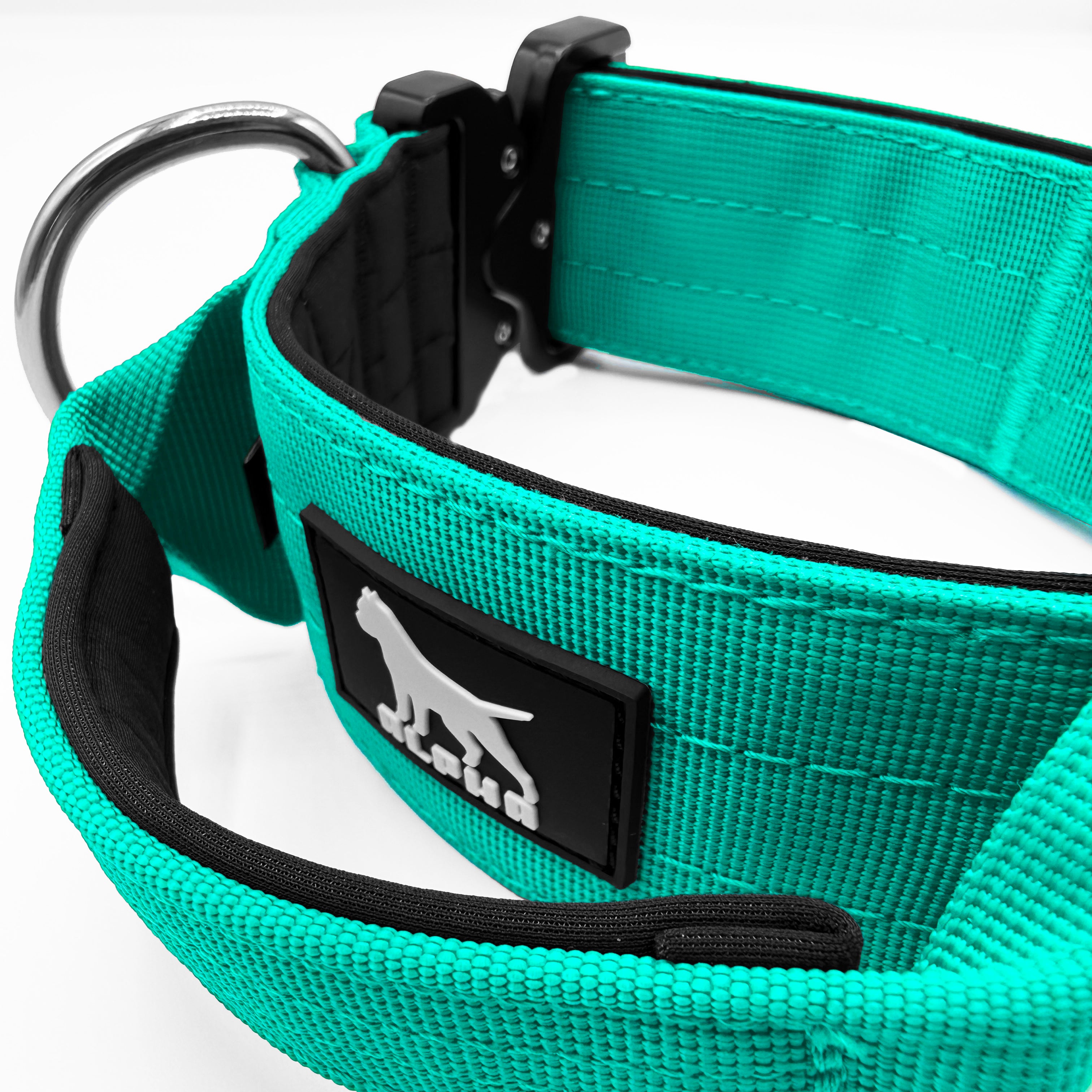 5cm Tactical Collar with Handle - Cyan