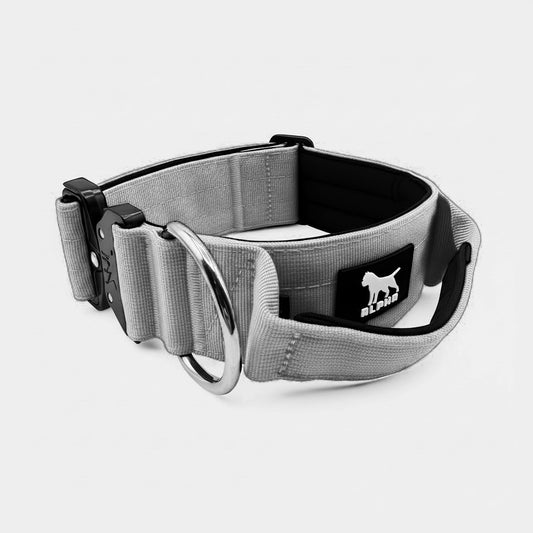 5cm Tactical Collar with Handle - Grey
