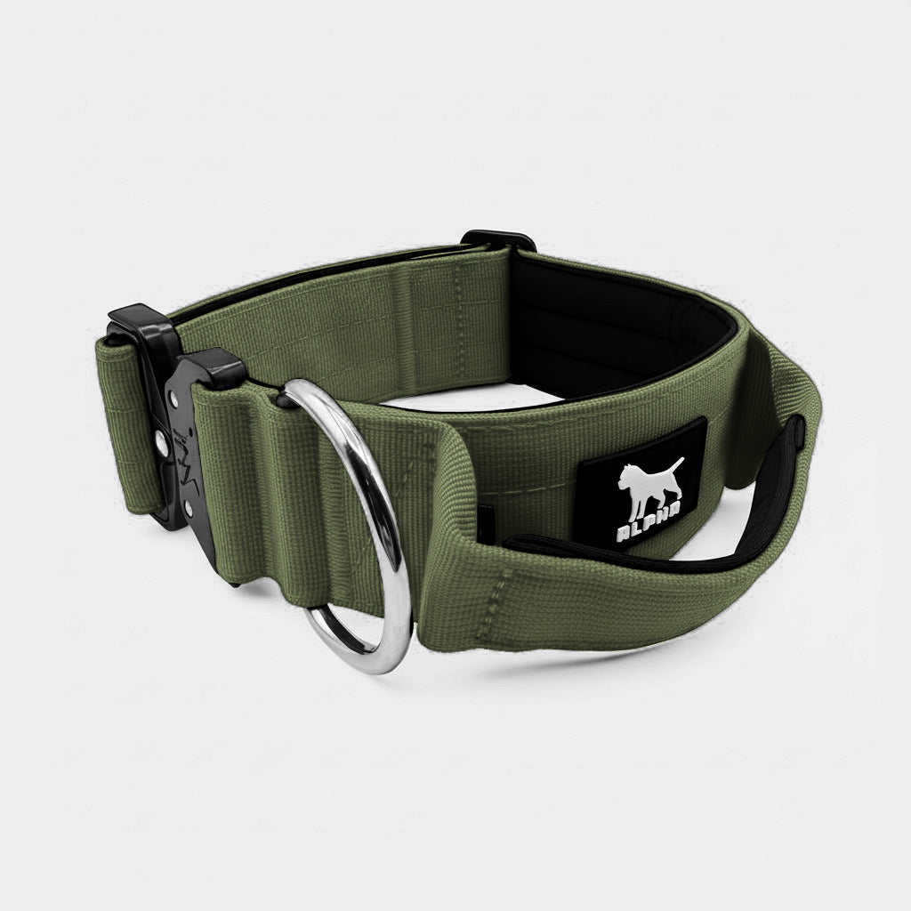 5cm Tactical Collar with Handle - Khaki