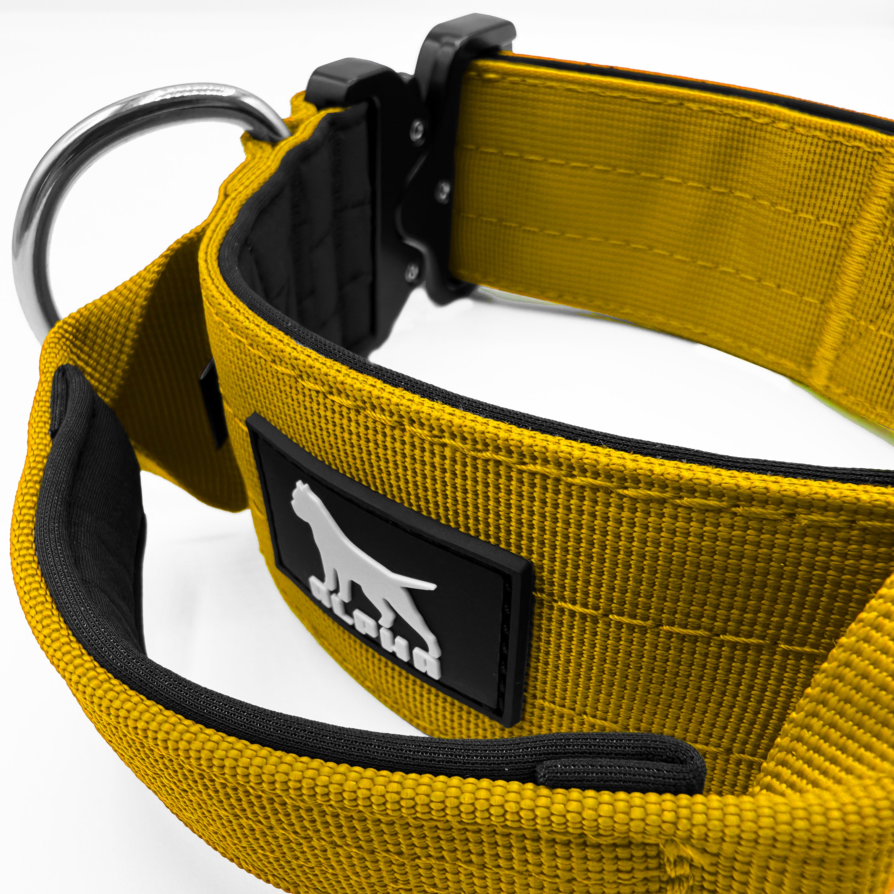 5cm Tactical Collar with Handle - Yellow