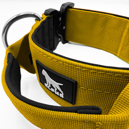 5cm Tactical Collar with Handle - Yellow